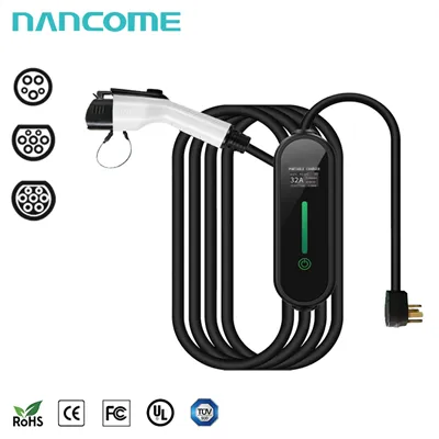 Draagbare plug-and-play EV-oplader